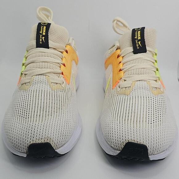 Nike Air Zoom Pegasus 40 Coconut Milk Lime Mens 9.5 Running Shoes Sneakers - Picture 2 of 8